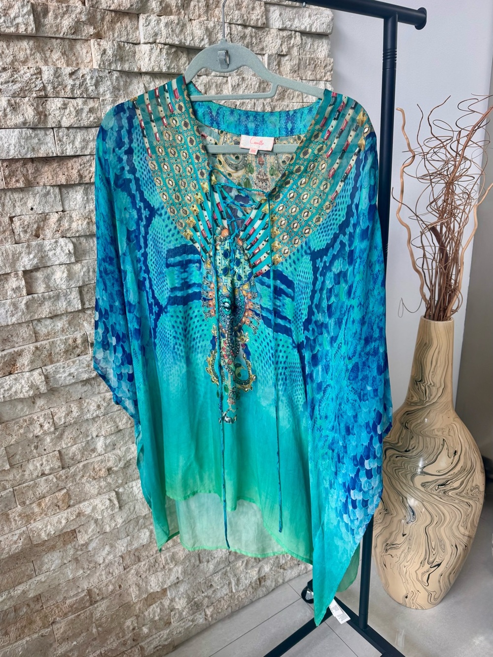 Camilla Silk Chiffon Coverup